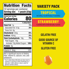 Gushers tropical flavored snacks front shot offers a fruity refreshing option