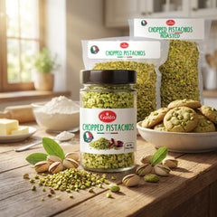 GUSTO ETNA Bronte Sicilian pistachios crumbles for salads.