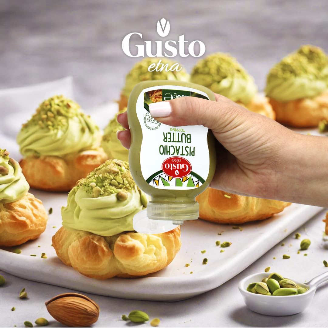 GUSTO ETNA Pistachio Cream ingredients - finely ground pistachios