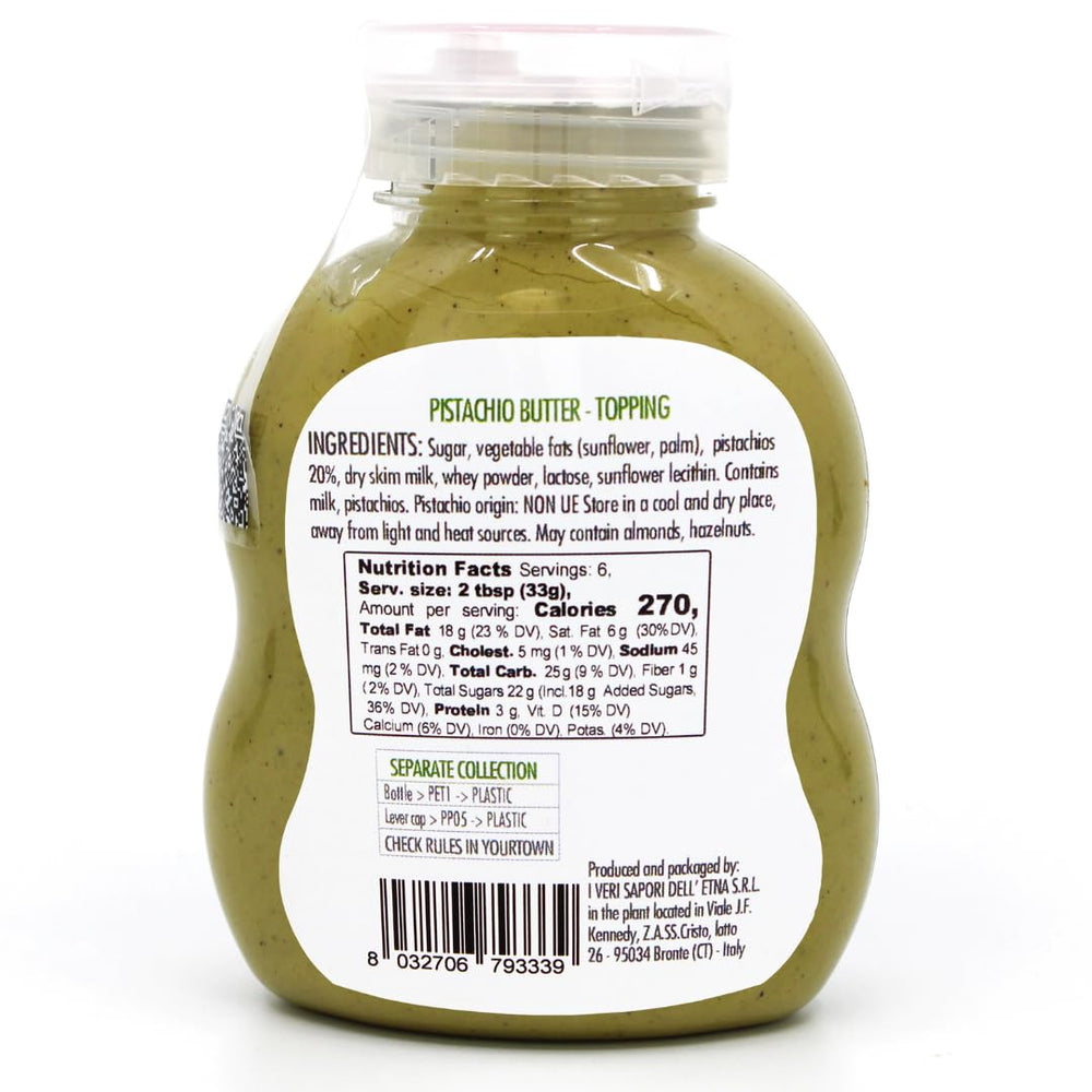 GUSTO ETNA Pistachio Cream spread on toast for a creamy breakfast
