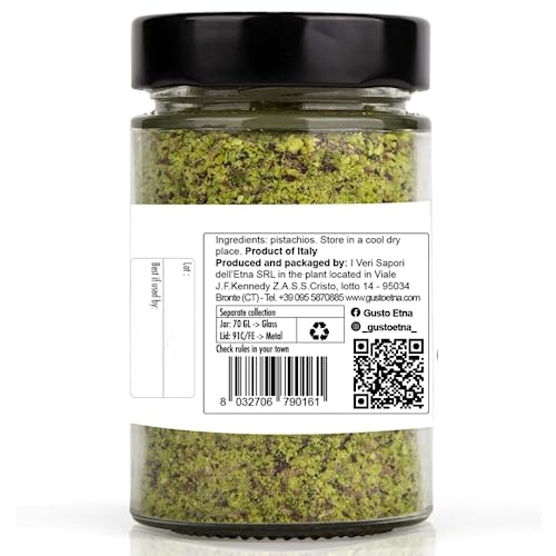 GUSTO ETNA gluten-free pistachio flour for healthy desserts.