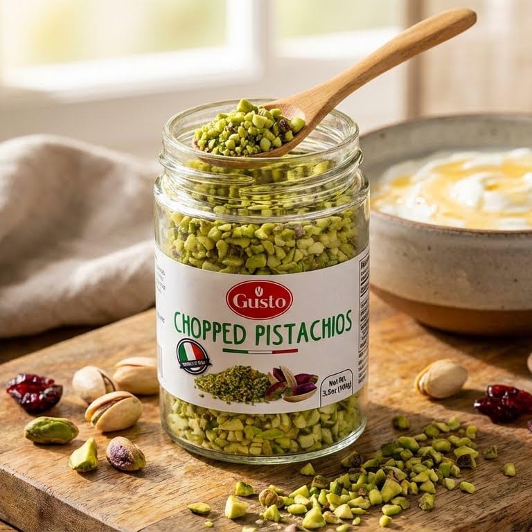 GUSTO ETNA Pistachios Chopped great for baking and cookies