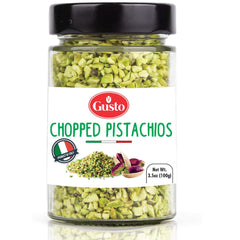 GUSTO ETNA Pistachios Chopped packaging for easy portioning and freshness