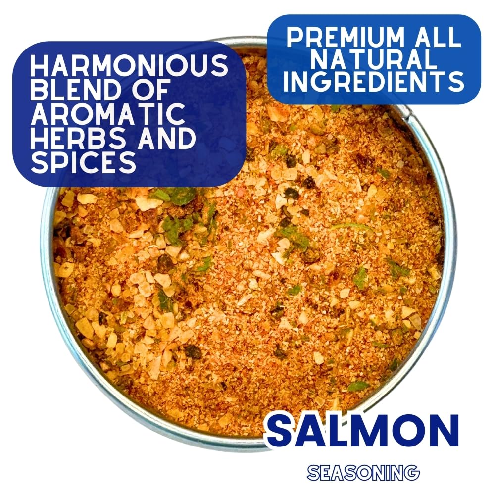 Gustus Vitae 7-5oz seafood spice pack for grilling and pan-searing.