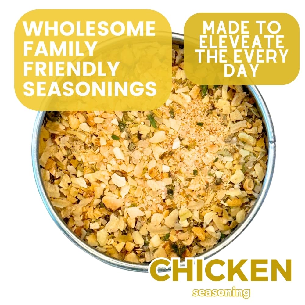 Marinade bowl with Everything But The Chicken Seasoning ready to mix