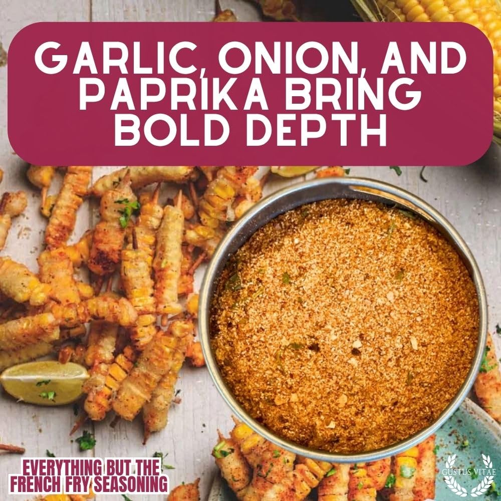 Close-up of Everything But The French Fry Seasoning texture and color