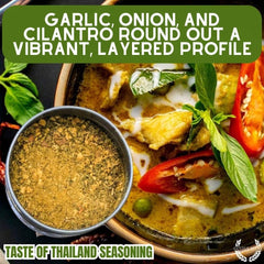 Gustus Vitae Taste of Thailand ingredients close-up highlighting all-natural spices