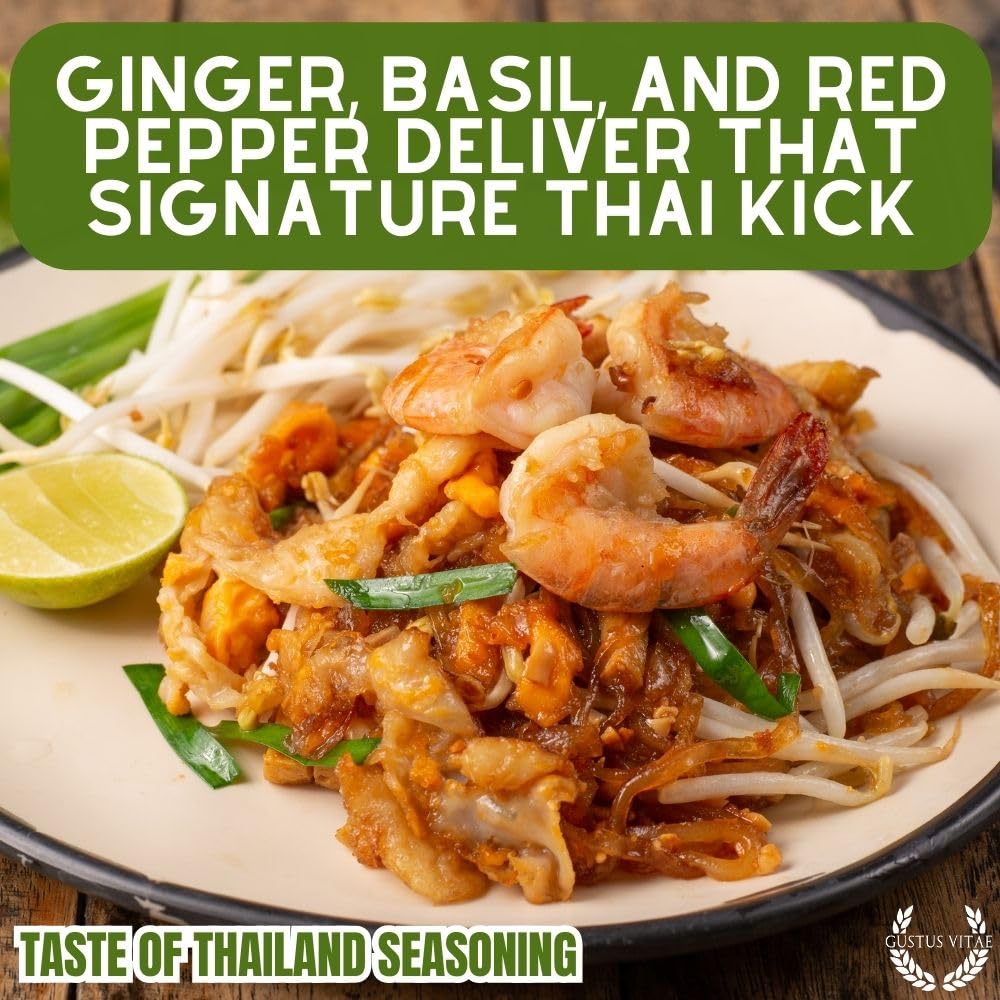 Gustus Vitae Taste of Thailand spice blend jar ready to sprinkle over curries