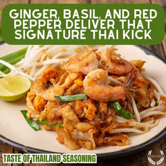 Gustus Vitae Taste of Thailand spice blend jar ready to sprinkle over curries