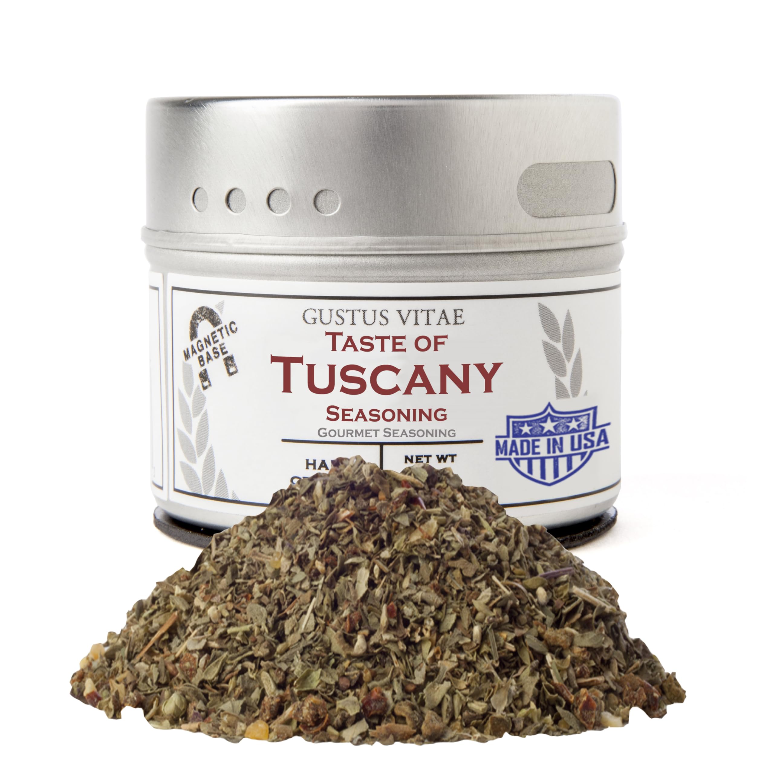 Gustus Vitae Taste of Tuscany bottle pour for quick flavor boosts.