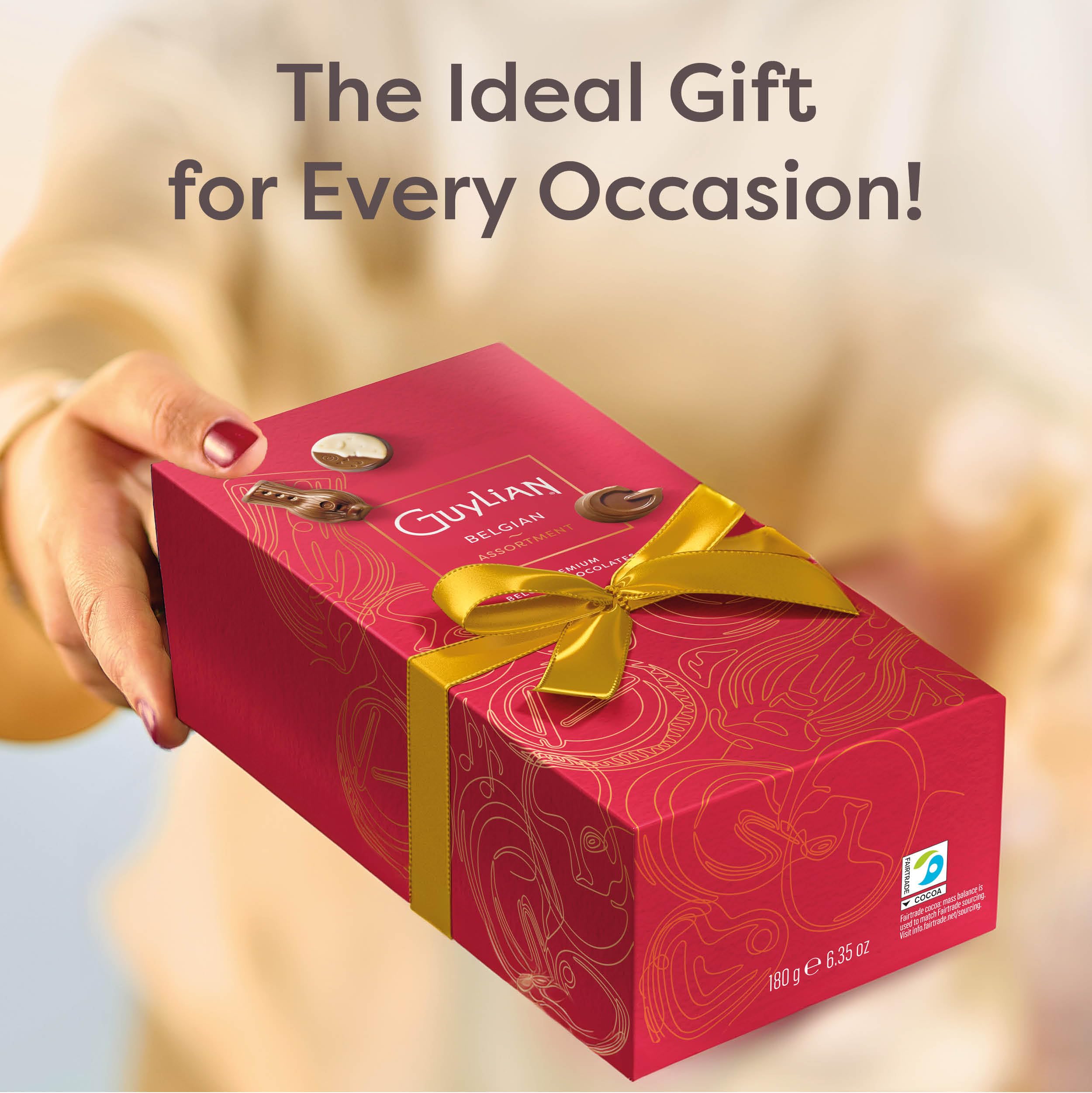 Guylian chocolates crafted in Sint-Niklaas, Belgium reflect artisanal quality.