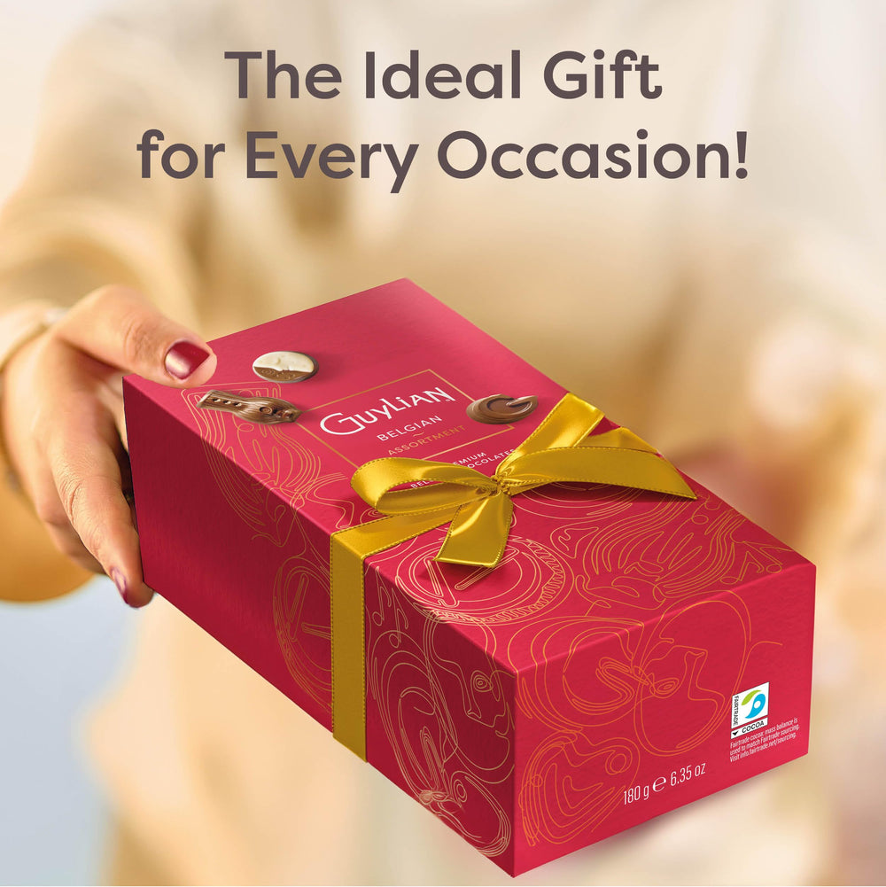 Guylian chocolates crafted in Sint-Niklaas, Belgium reflect artisanal quality.