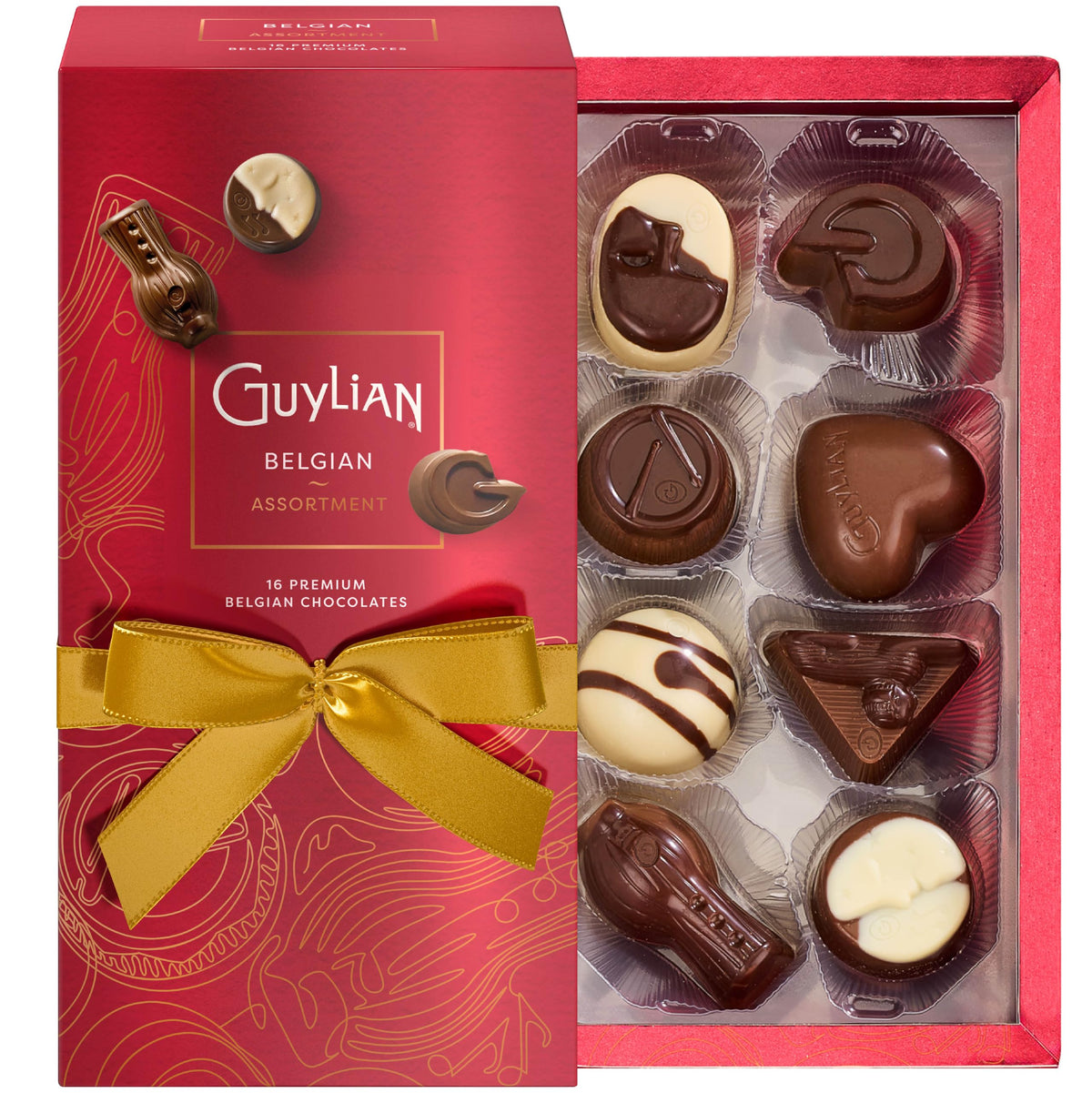 Guylian Easter Opus gift box showcases premium Belgian chocolates for celebrations.
