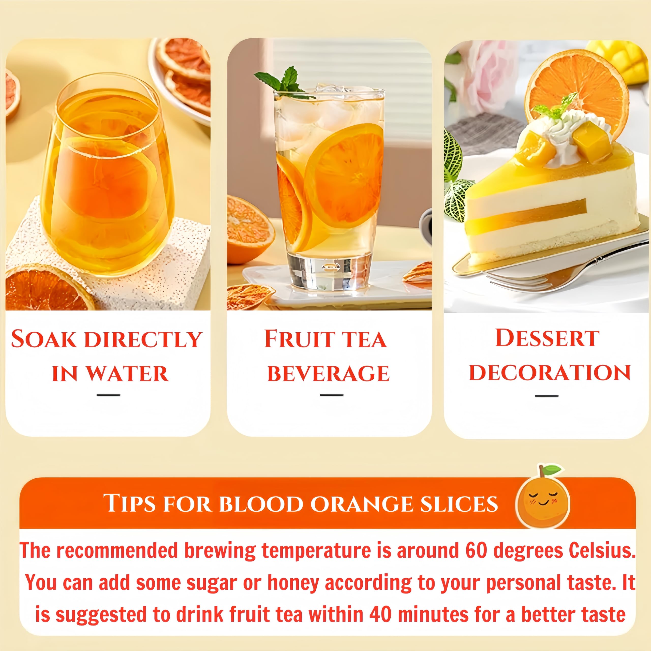 GXXDMZAQ 85g jar preserves freshness of citrus slices for storage.