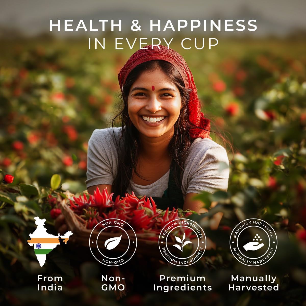 Gya Tea Co hibiscus tea gift box ready for gifting