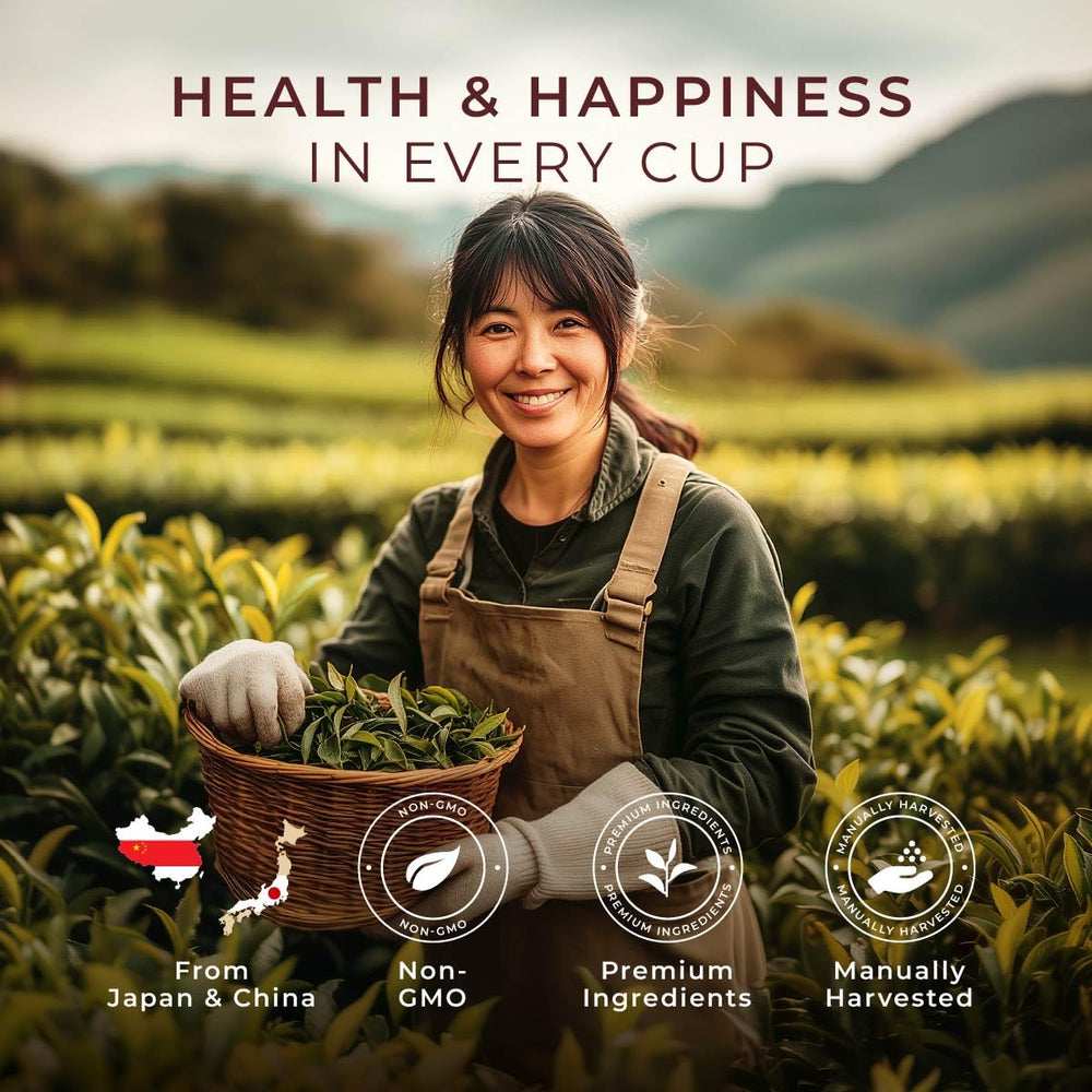 Gya Tea Co Matcha Latte brewer pod in machine for easy preparation.