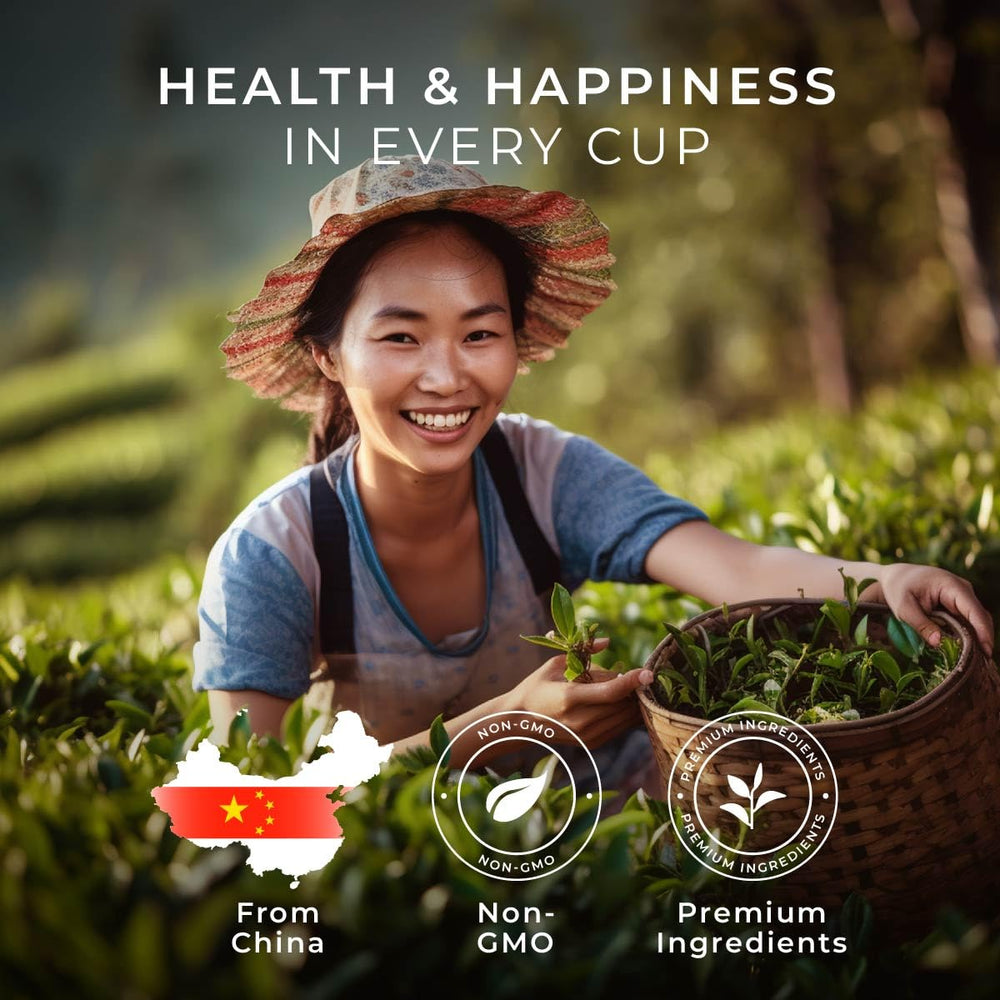 Gya Tea Co tea pod packaging emphasizing ease of use and quality.