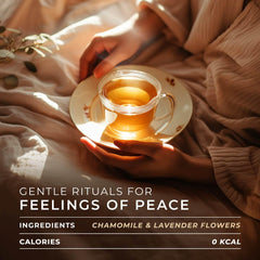 Gya Tea Co Chamomile Lavender Pod on dinner table, ideal for post-dinner moments