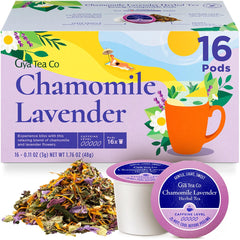 Gya Tea Co Chamomile Lavender Pod packaging ready for a calm evening