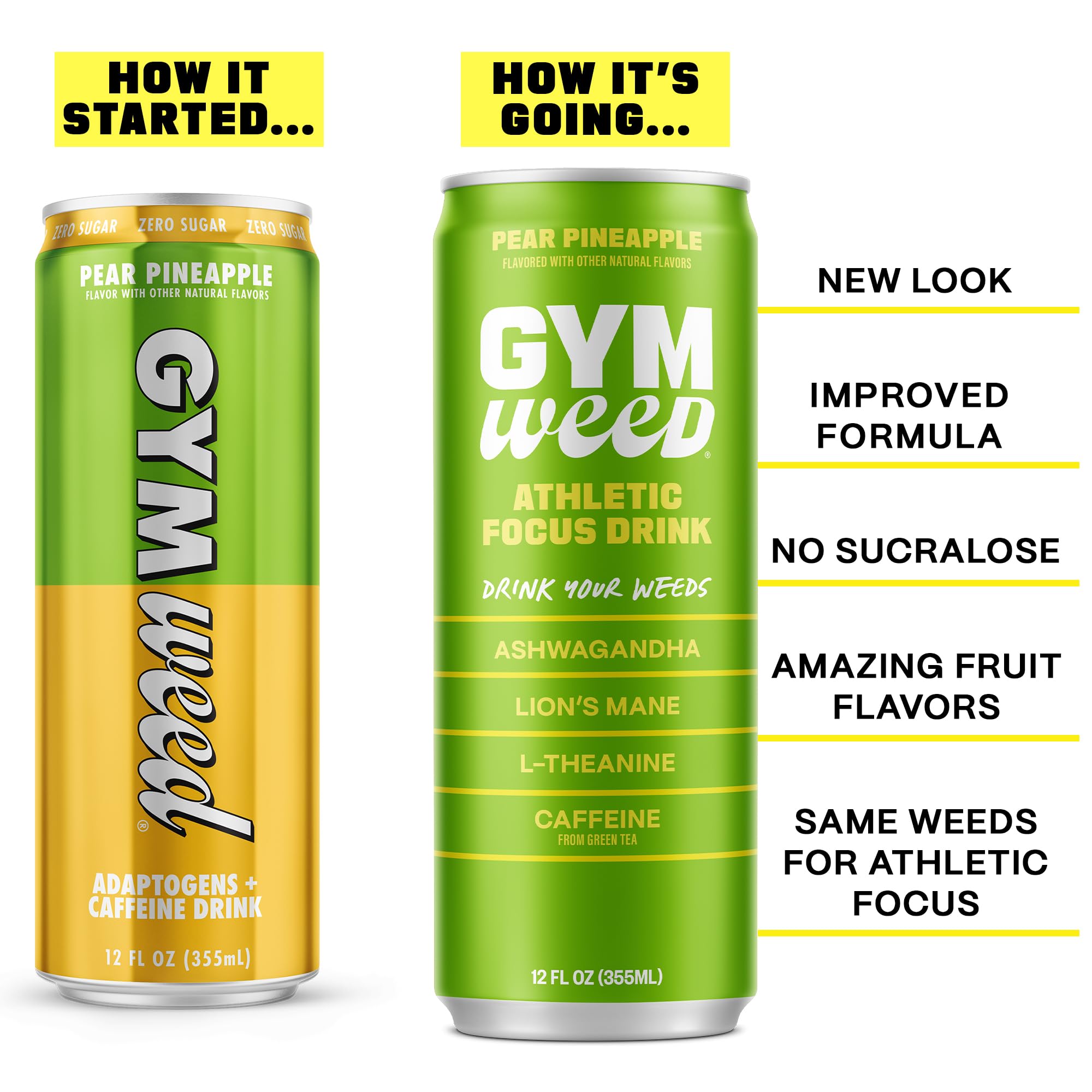 Gym Weed athlete holding bottle ready for training.