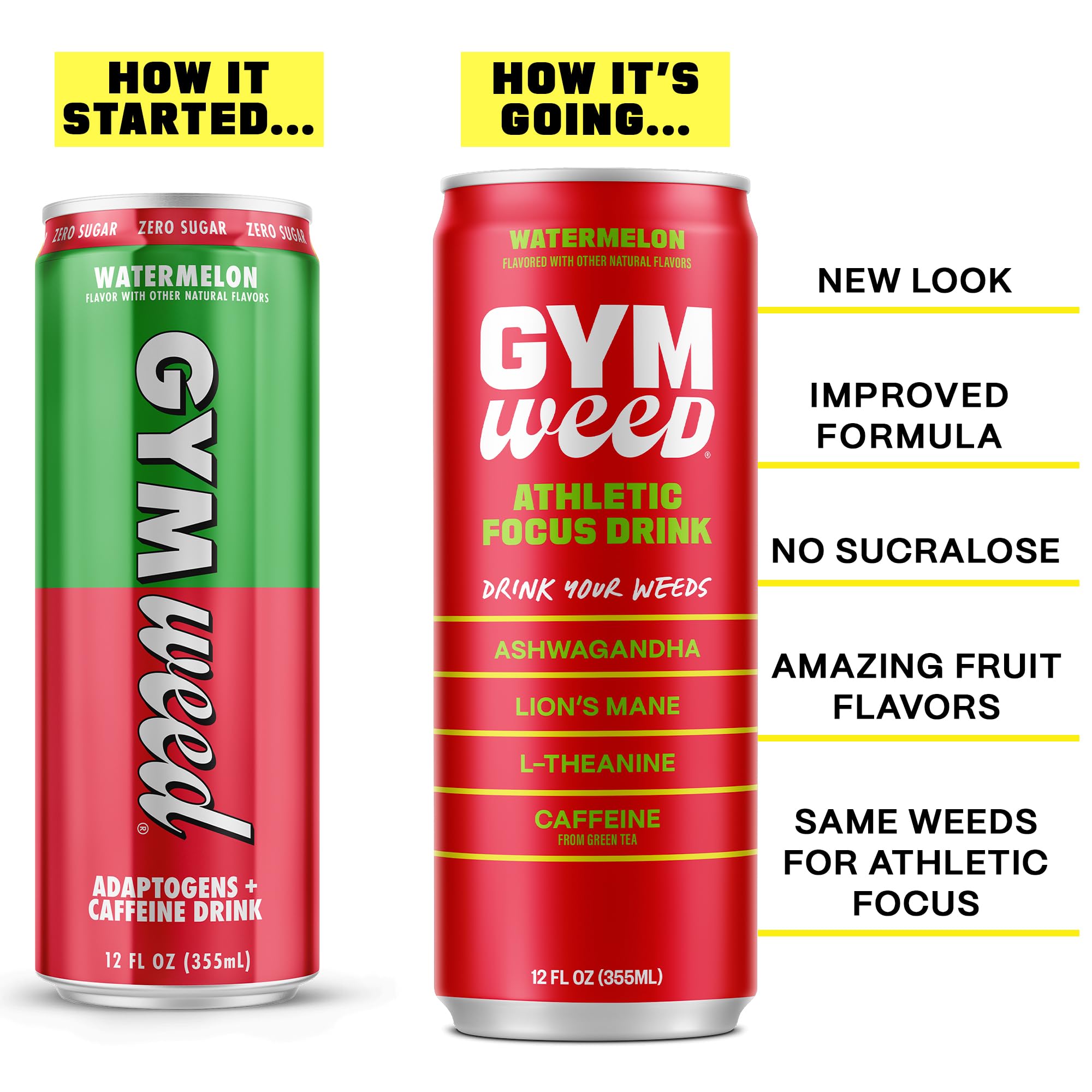 GYM WEED bottle beside gym mat suggests pre-workout ritual.