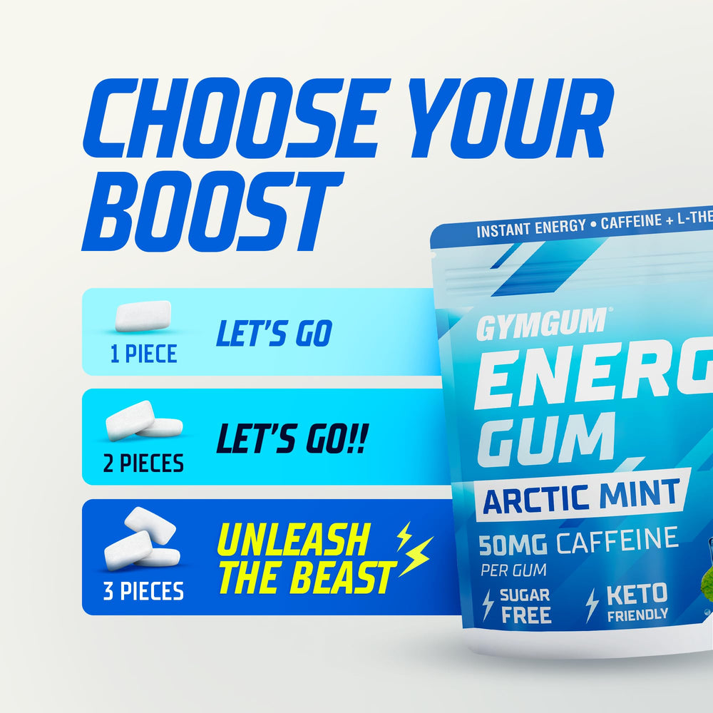 GYMGUM vegan and gluten-free gum supporting diverse dietary needs.