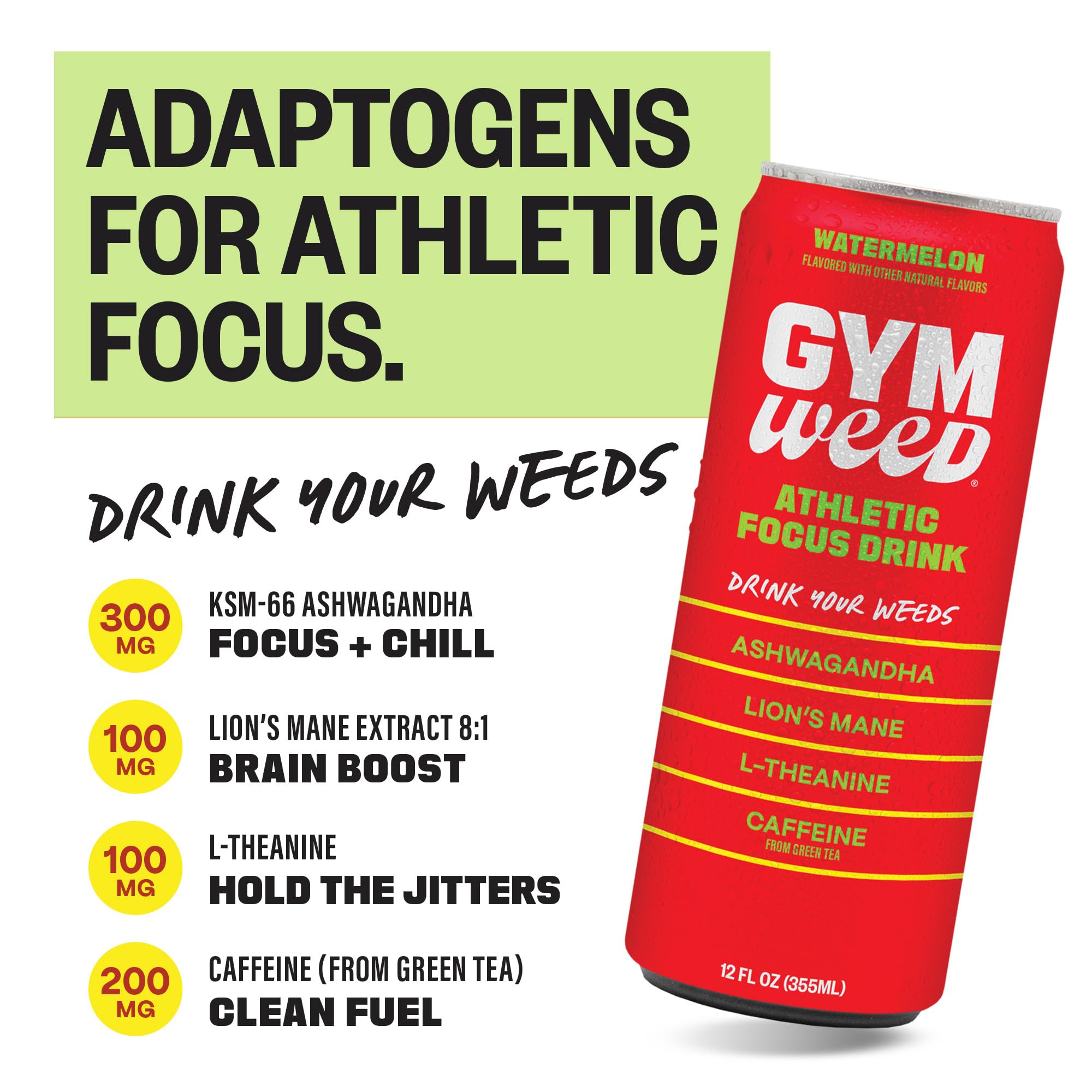 GYM WEED flavors sour-sweet pack invites variety for post-workout refresh