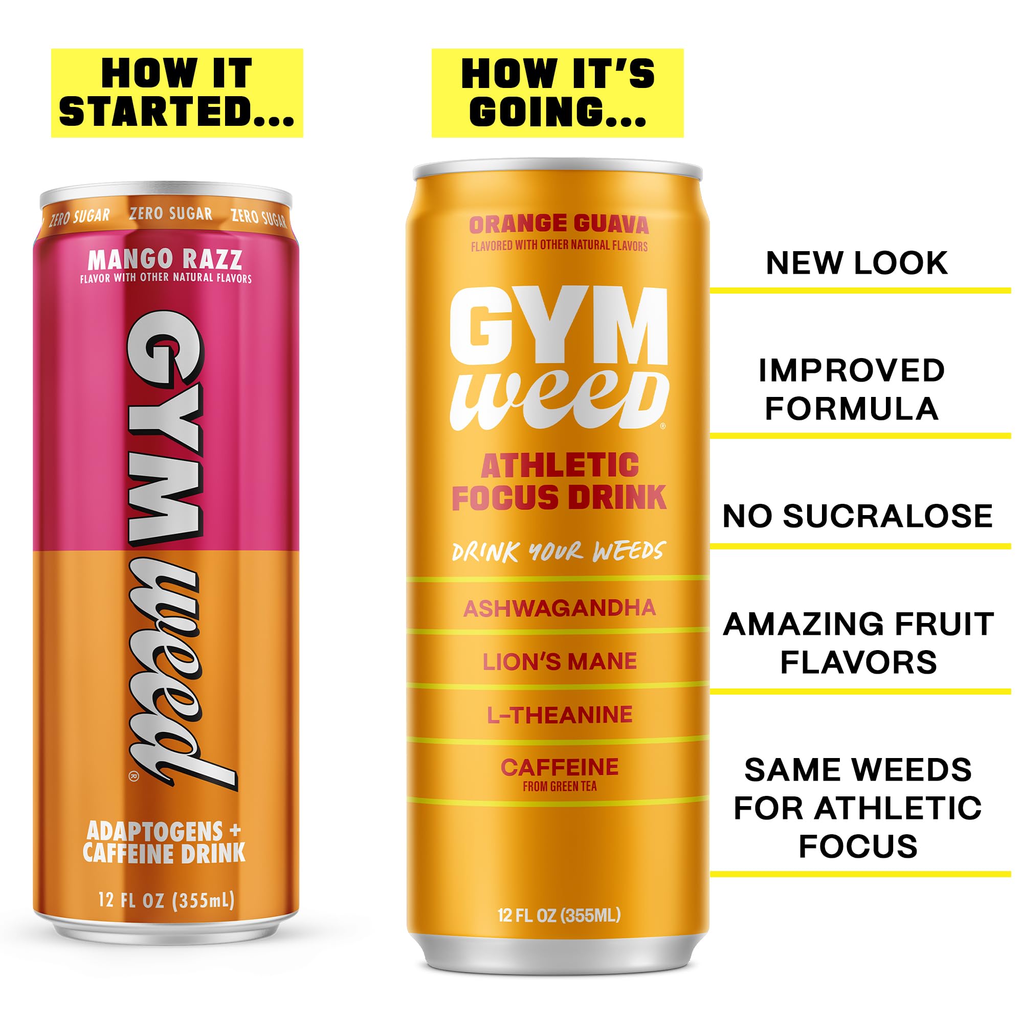 GYM WEED l-theanine-100mg promotes alert relaxation for focus.