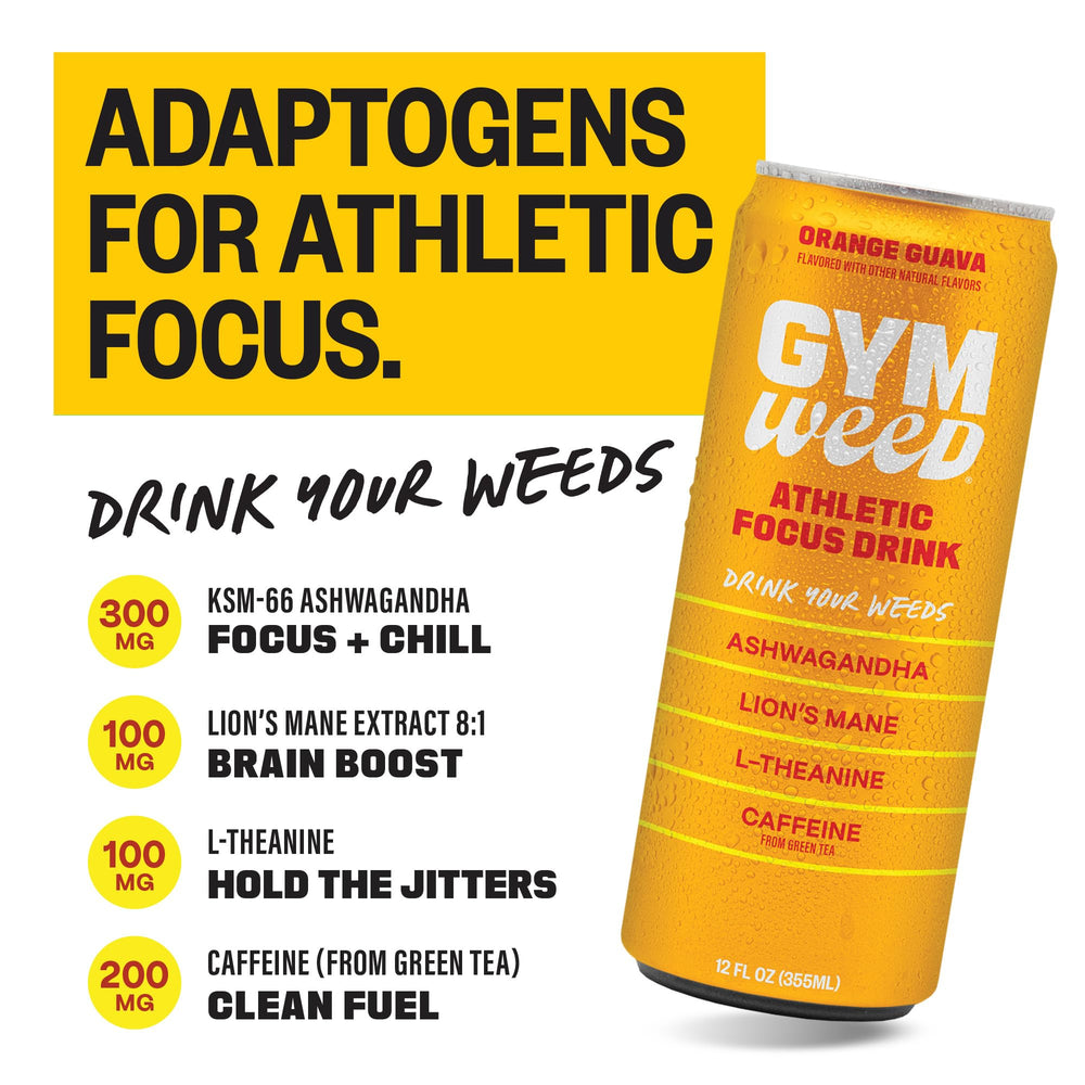 GYM WEED Orange Guava can delivering citrus energy for workouts.