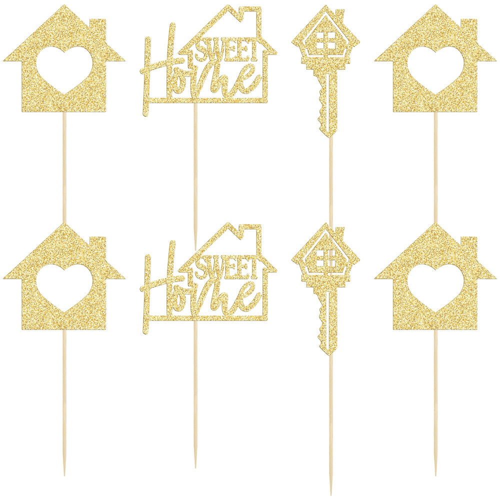 Gyufise ready-to-insert cupcake toppers for quick decorating.