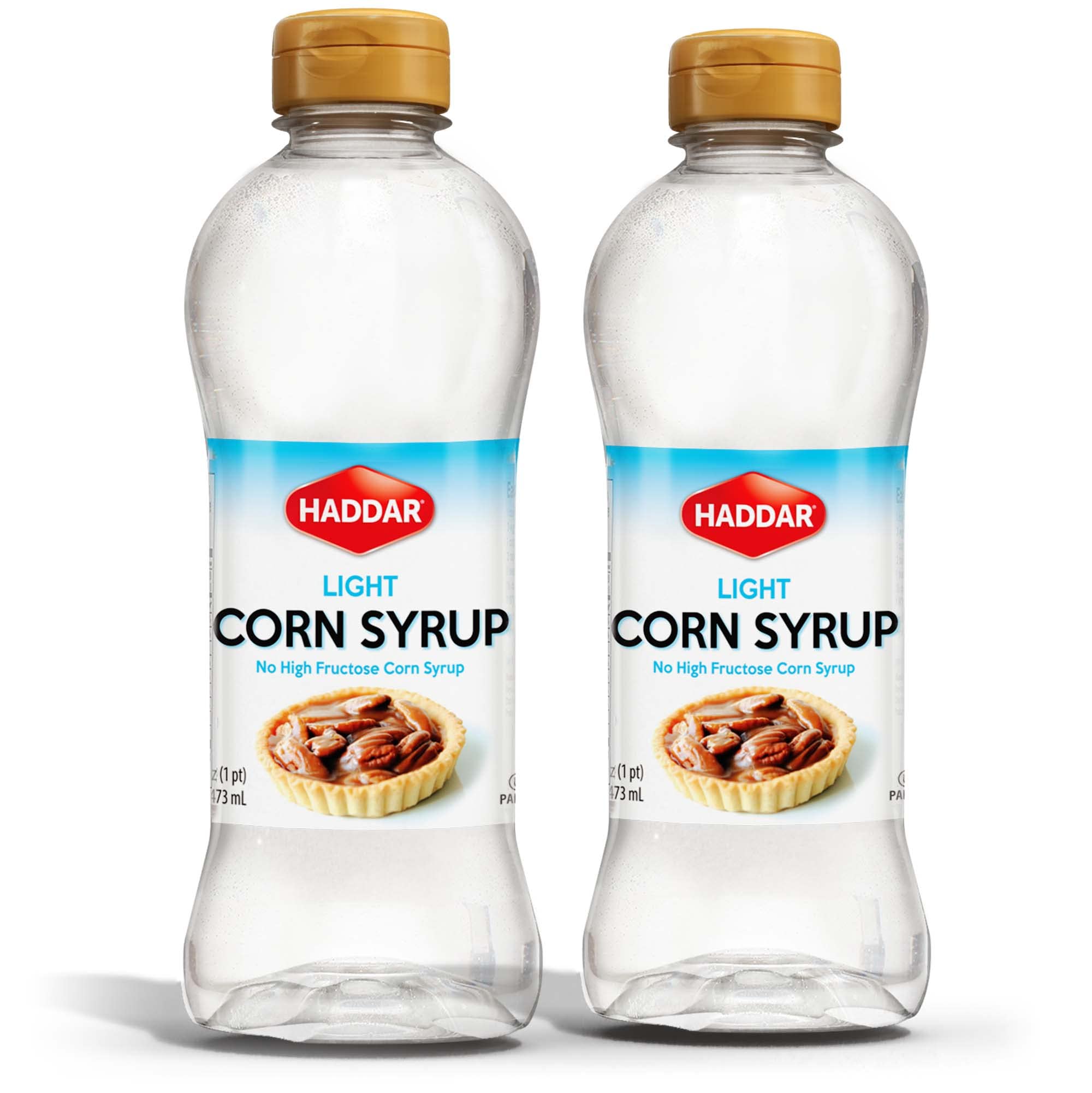 Haddar Light Corn Syrup vanilla bottle for smooth baking and glossy glazes.