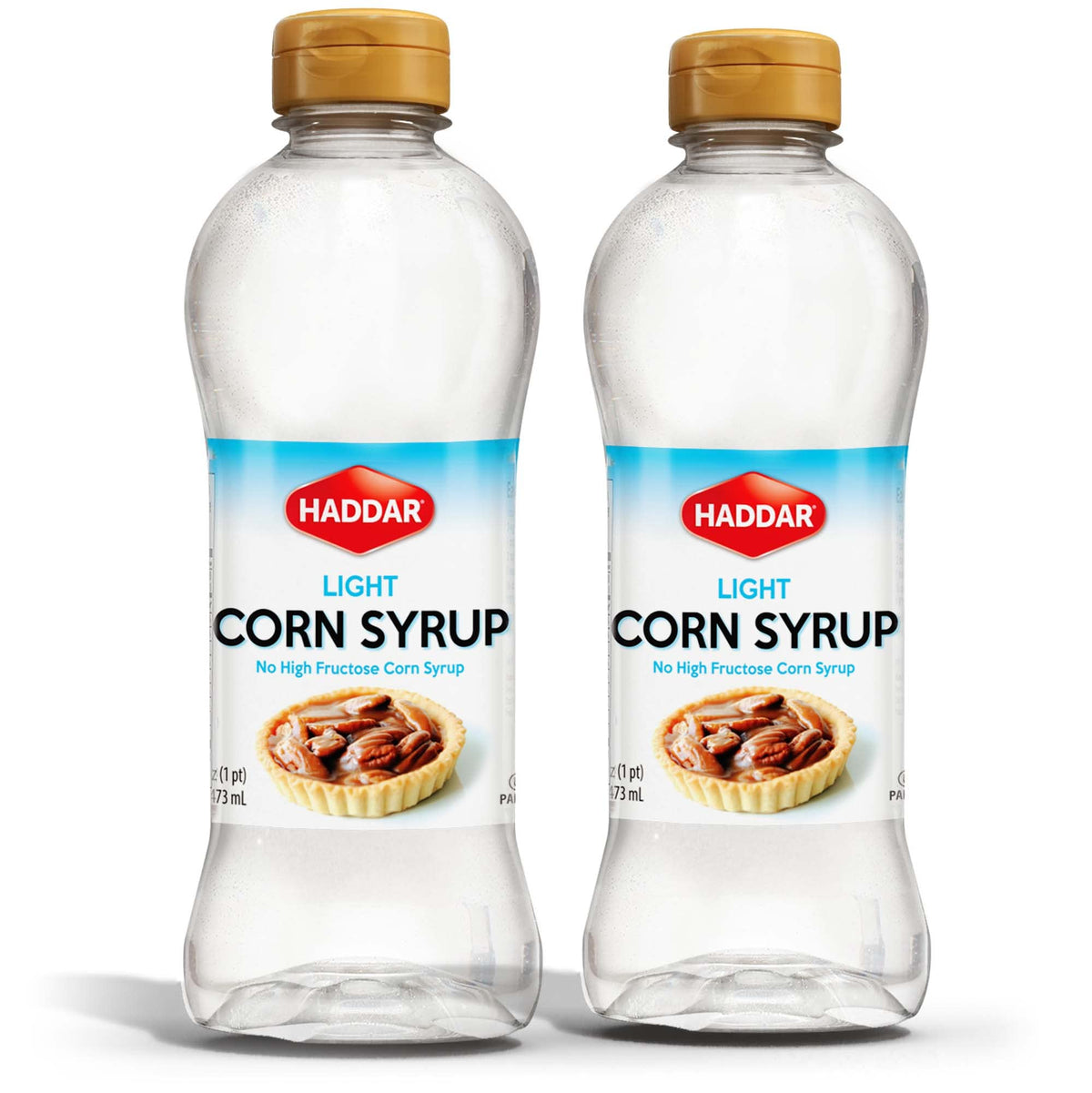 Haddar Light Corn Syrup vanilla bottle for smooth baking and glossy glazes.