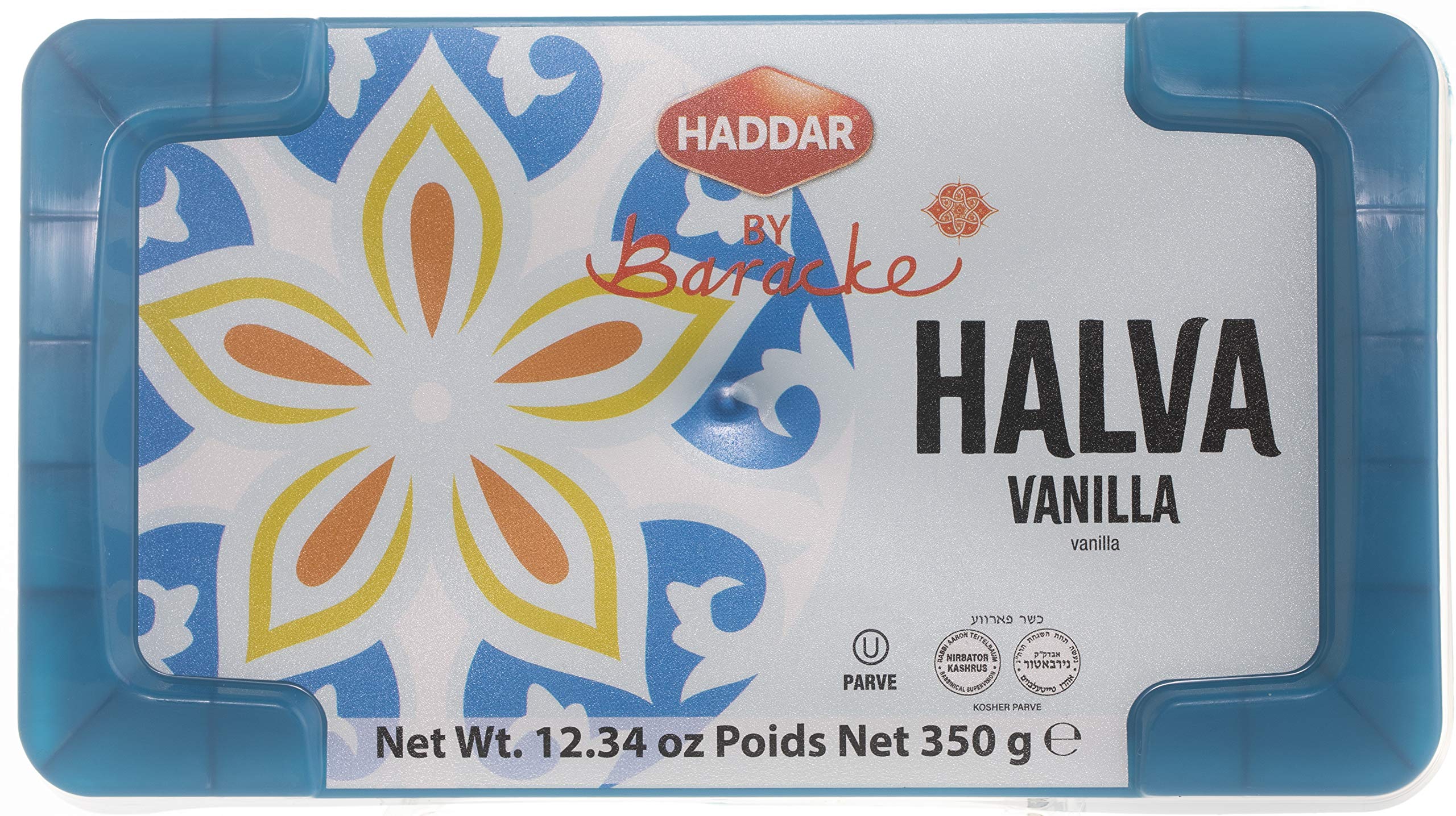 Haddar vanilla halva slice on a plate perfect dessert treat