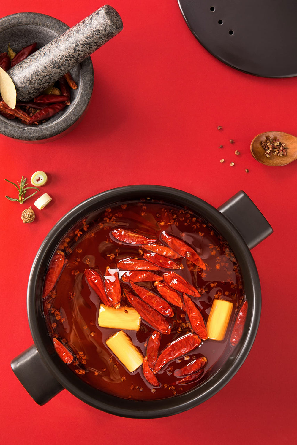 Haidilao seafood and vegetables ready plate for versatile add-ins.