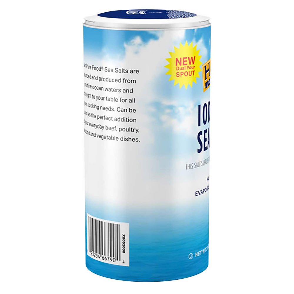 Hain 21oz canister on a kitchen shelf for easy access