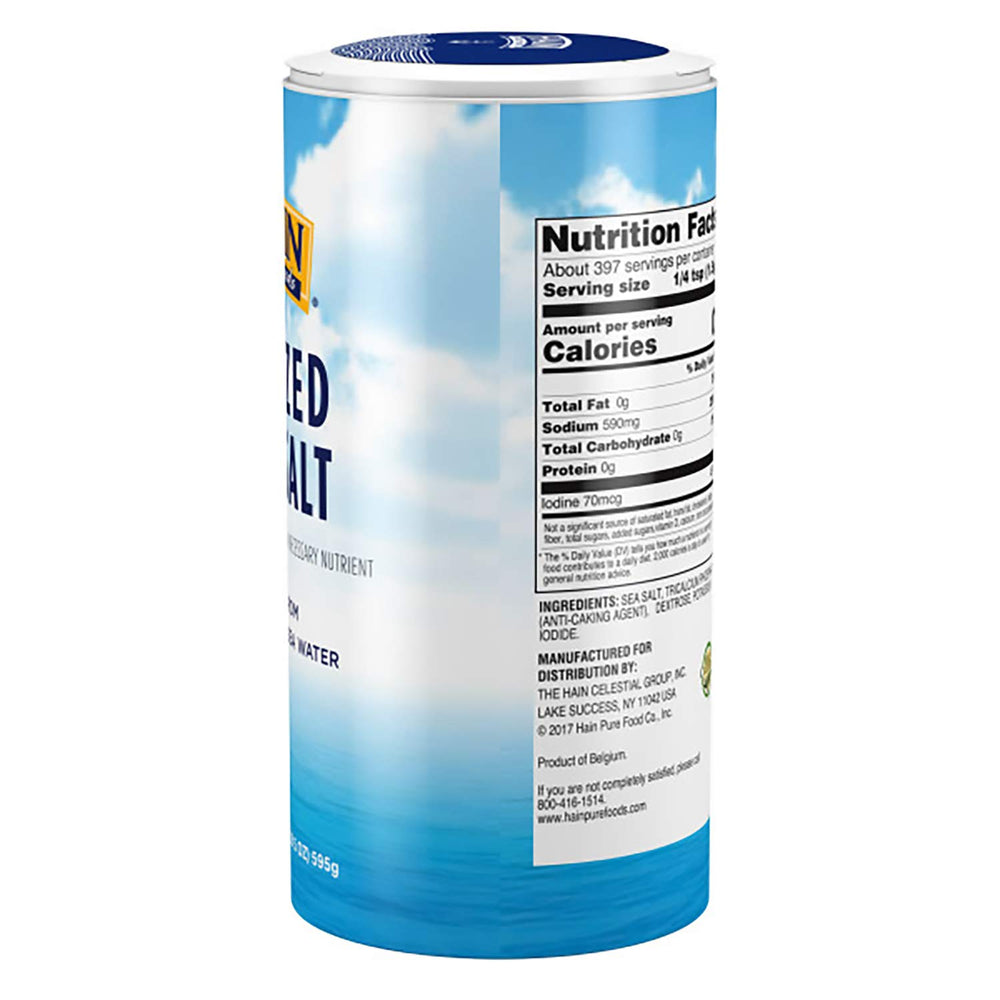Hain evaporated sea water source highlights natural mineral blend