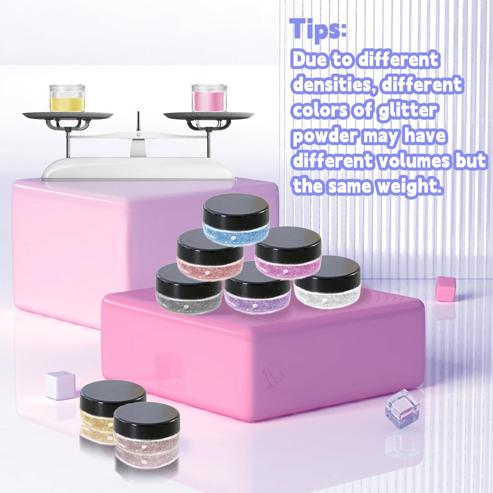 HAIOLORPRO edible glitter gray dust delivers modern metallic accents for pastries.