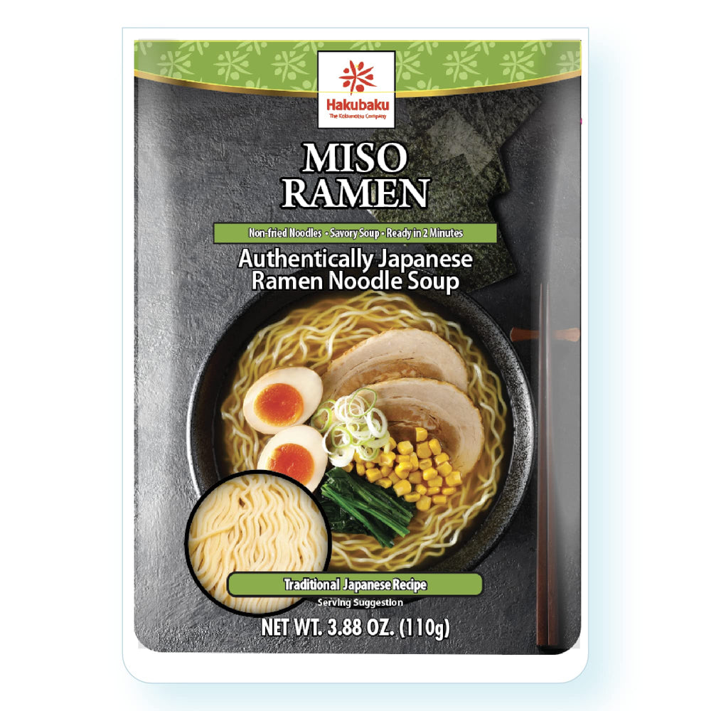 Hakubaku Miso ramen noodles bring creamy tangy umami to meals