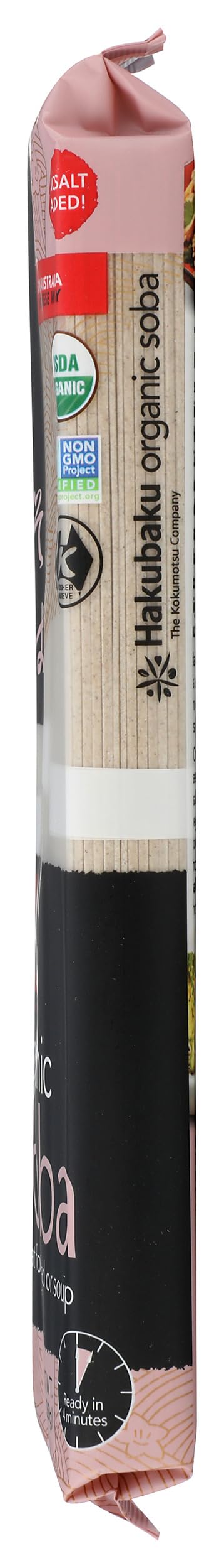 Hakubaku Organic Soba with toppings and herbs