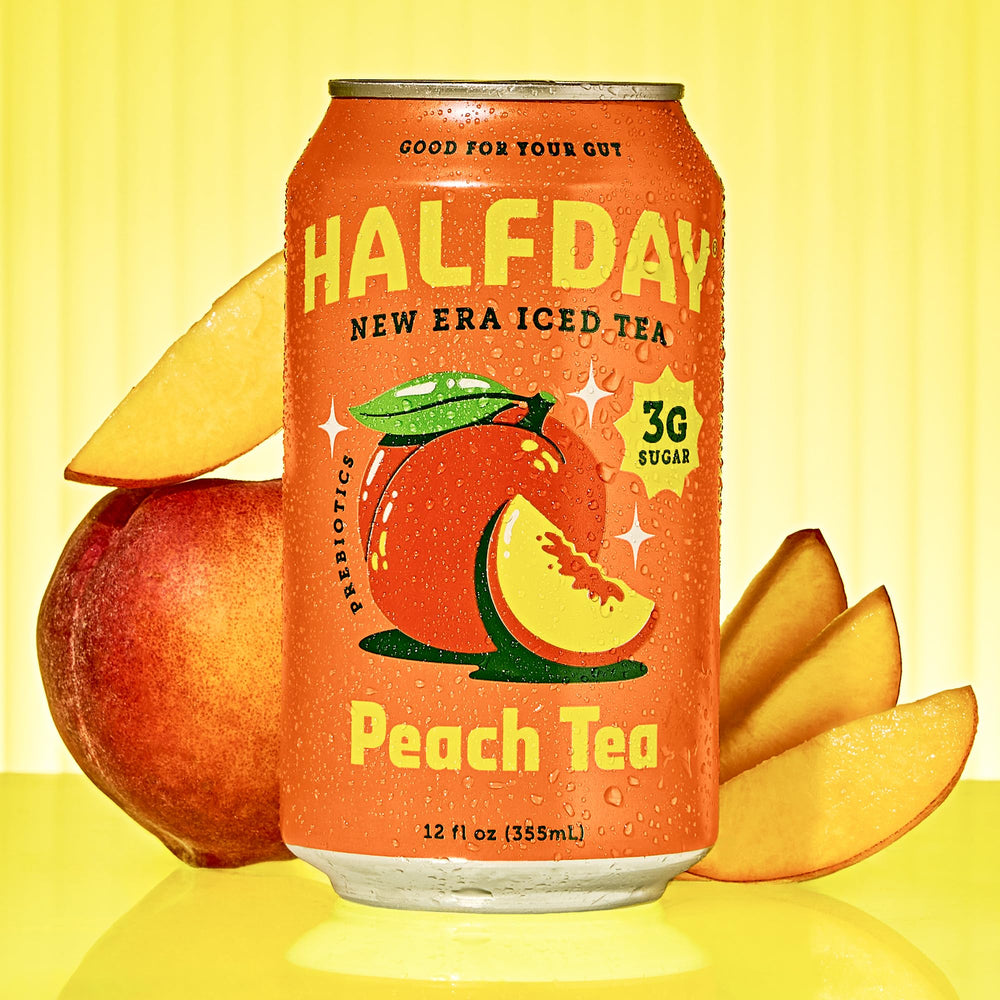 Halfday prebiotic fiber visual communicates digestive wellness support.