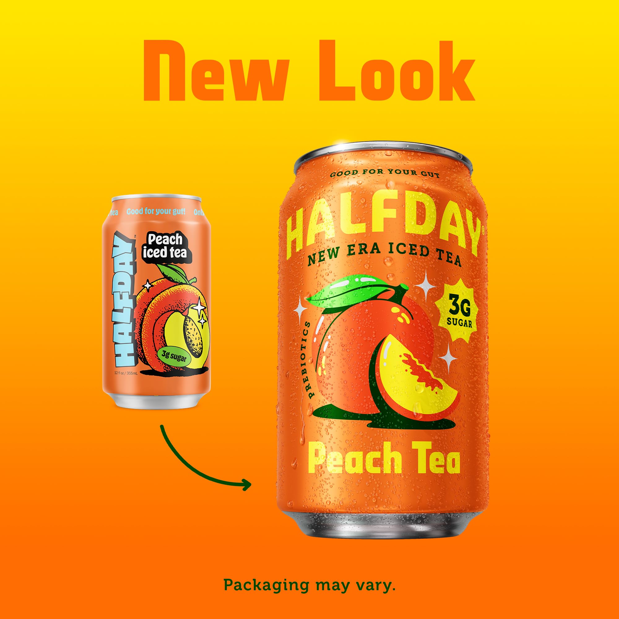 Serving Halfday Peach Iced Tea, ready to pour over ice