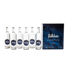 Hallstein Artesian Water bottle front view, premium artesian origin for daily hydration.