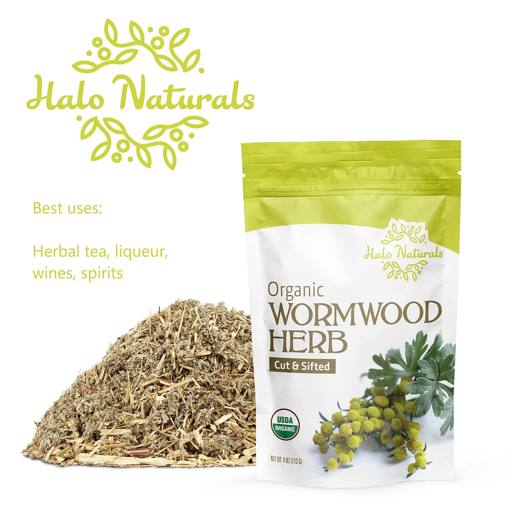Halo Naturals Artemisia absinthium herb for flavorful herbal blends