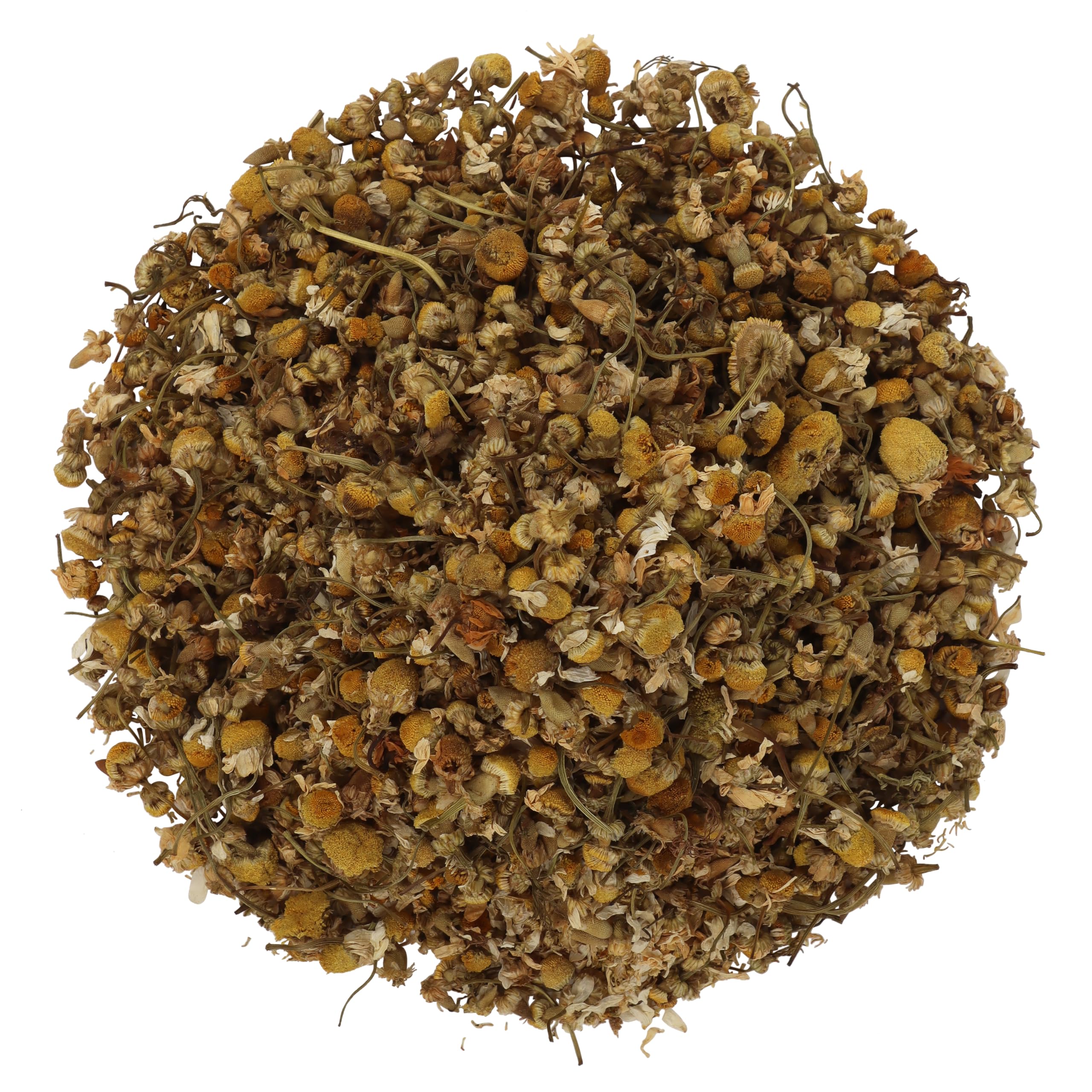 Halo Naturals chamomile tea resealable pouch keeps freshness between infusions.