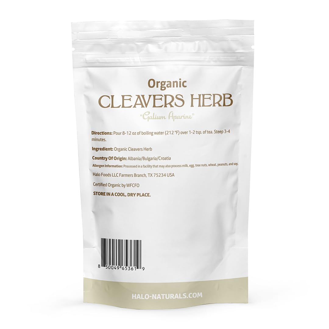 Halo Naturals packaging features USDA Organic seal