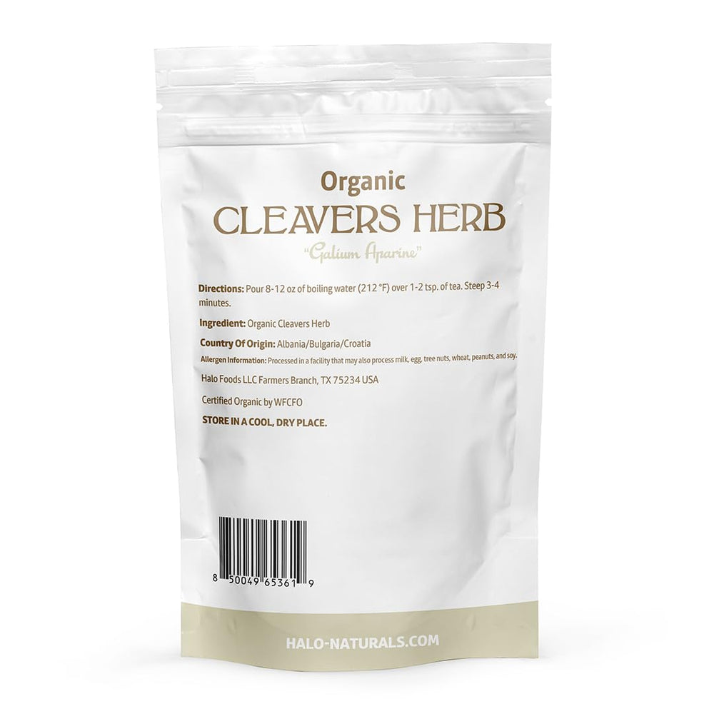 Halo Naturals packaging features USDA Organic seal