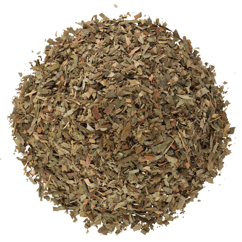 Halo Naturals Ginkgo leaf cut and sifted in resealable pouch, preserving aroma