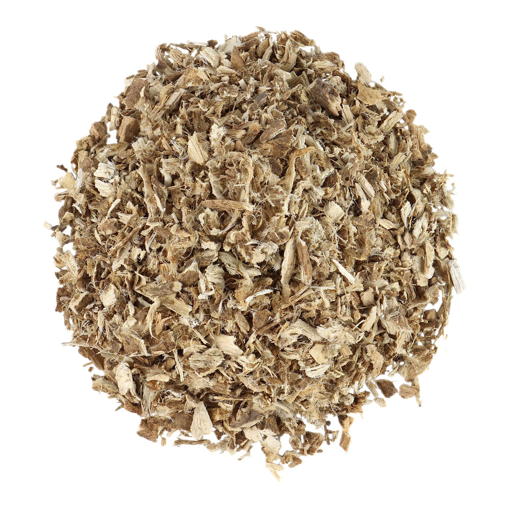 Halo Naturals marshmallow root loose herb for flavorful herbal infusions.