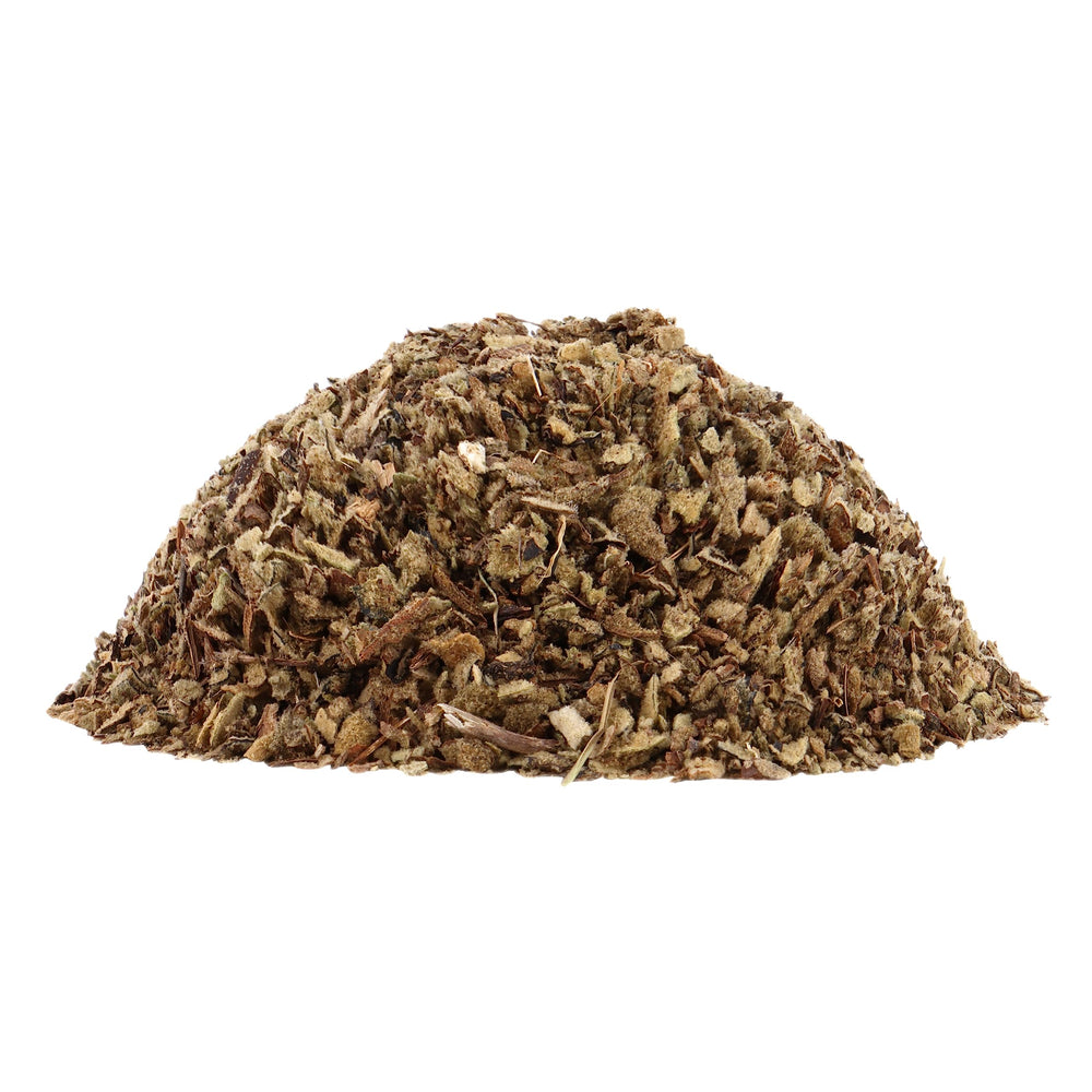Halo Naturals mullein leaf ready for herbal tea and potpourri.