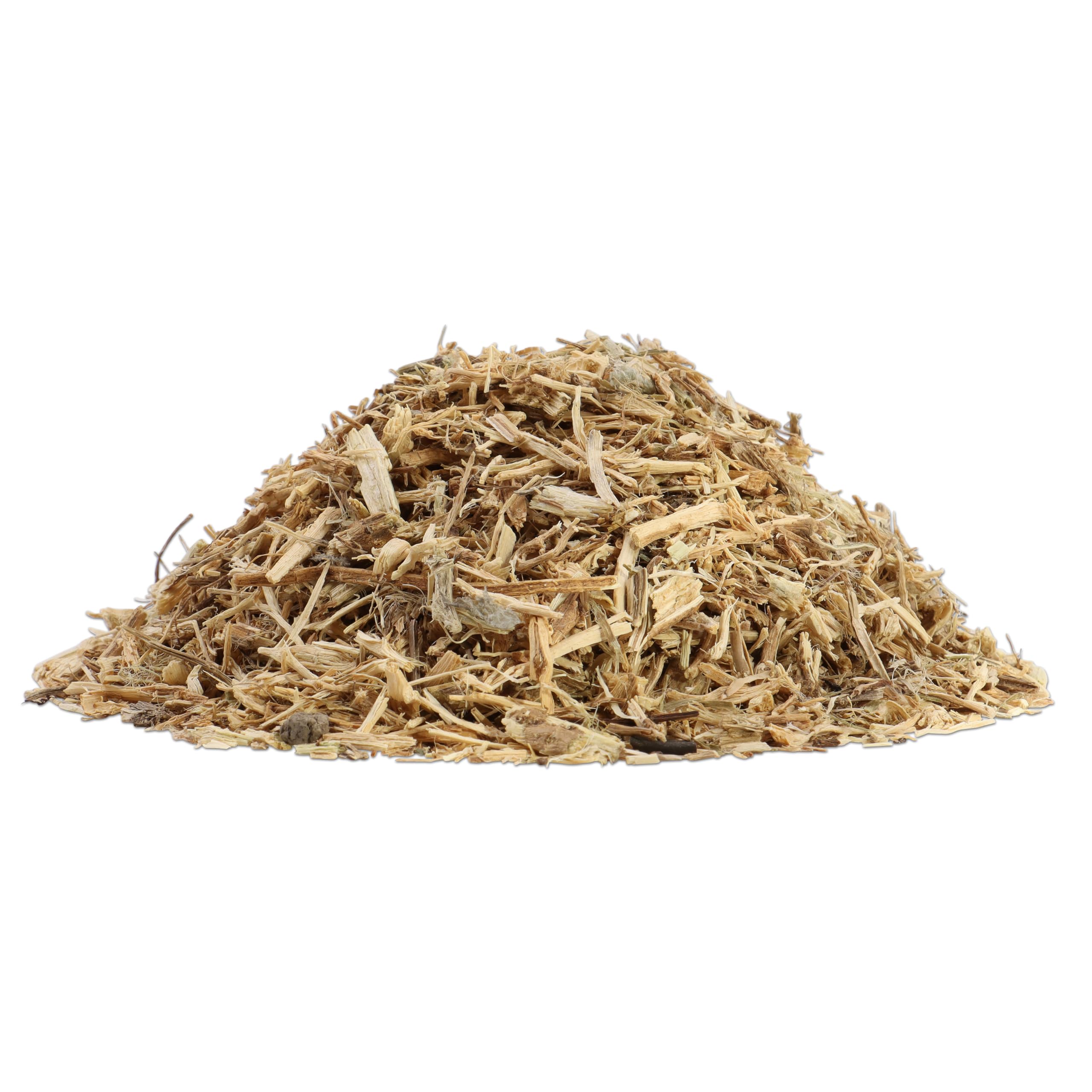 Halo Naturals nettle root in a teacup, highlighting a pleasant herbal aroma.